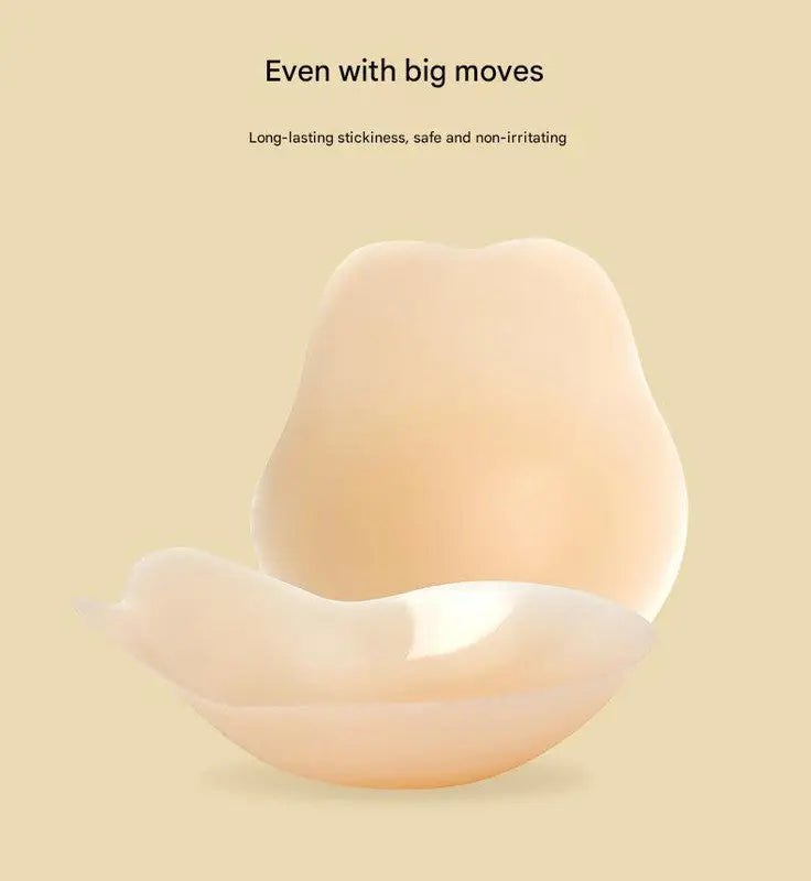 Size S 3 Pairs Skin Color Reusable Silicone Breast Lift Nipple Covers - Invisible Adhesive Bra Pasties for Seamless Lift & Coverage Femina Worldwide