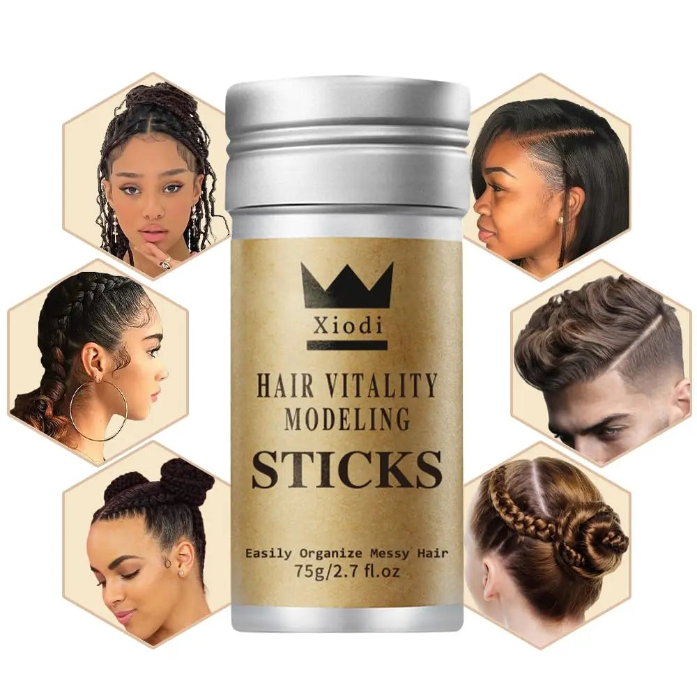 2X Hair Edge Control Hair Wax Stick | 75g Each | Natural Styling for Relaxed & Natural Hair Femina Worldwide