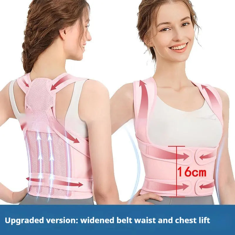 Breathable Mesh Sitting Position Rectifier Invisible Open Shoulder Back Straightener My Store