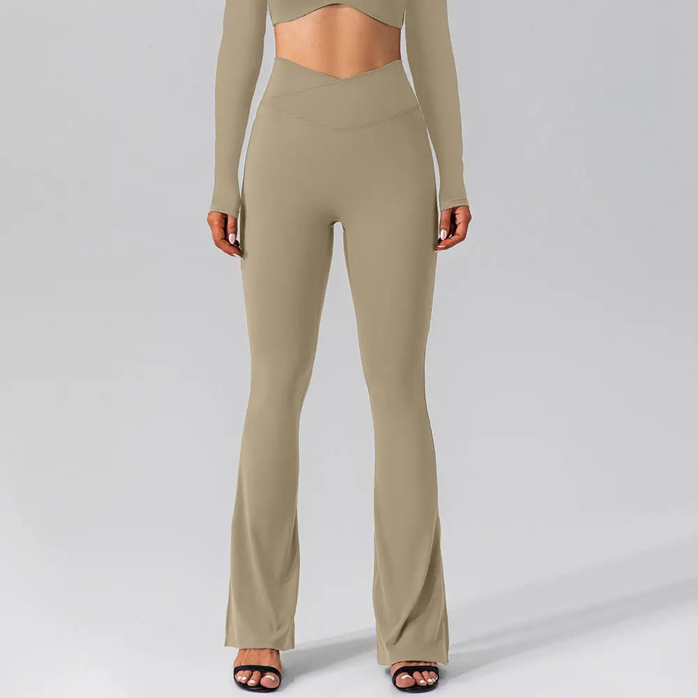 Stretch Yoga Bell-bottom Pants My Store