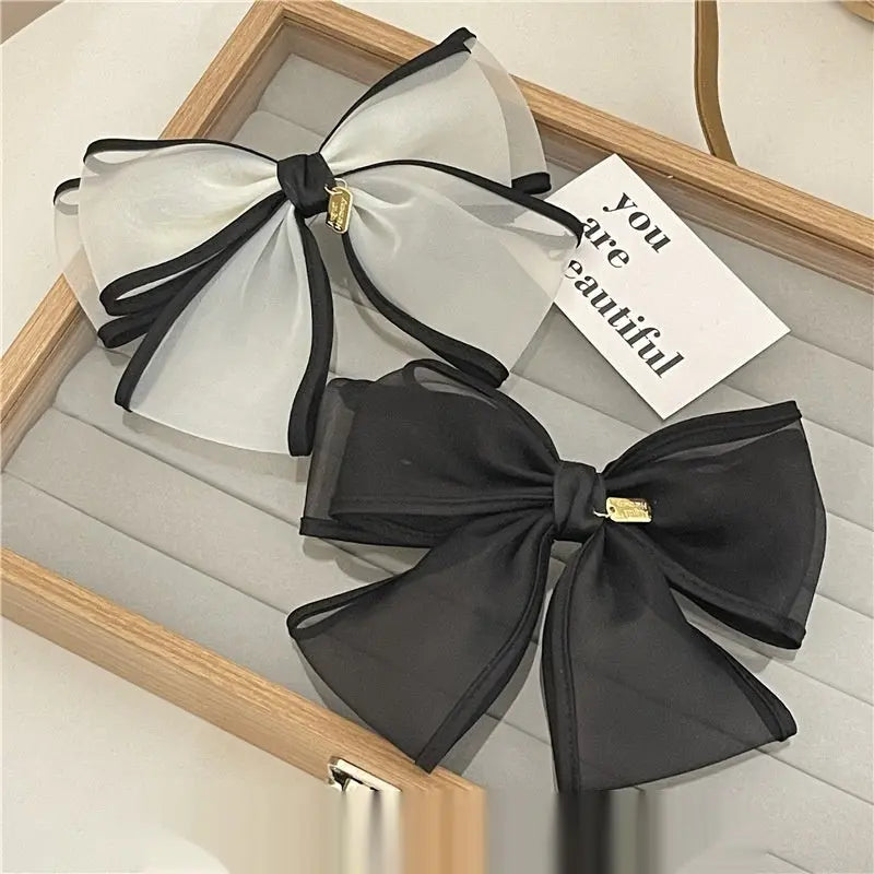 Handmade Mesh Bow Hair Accessories For Women My Store