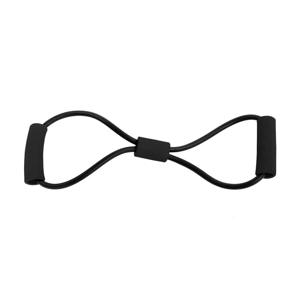 Resistance Stretch Rubber Band Training Rope Tube Workout Fitness Exercise for Yoga Gym (Black) My Store