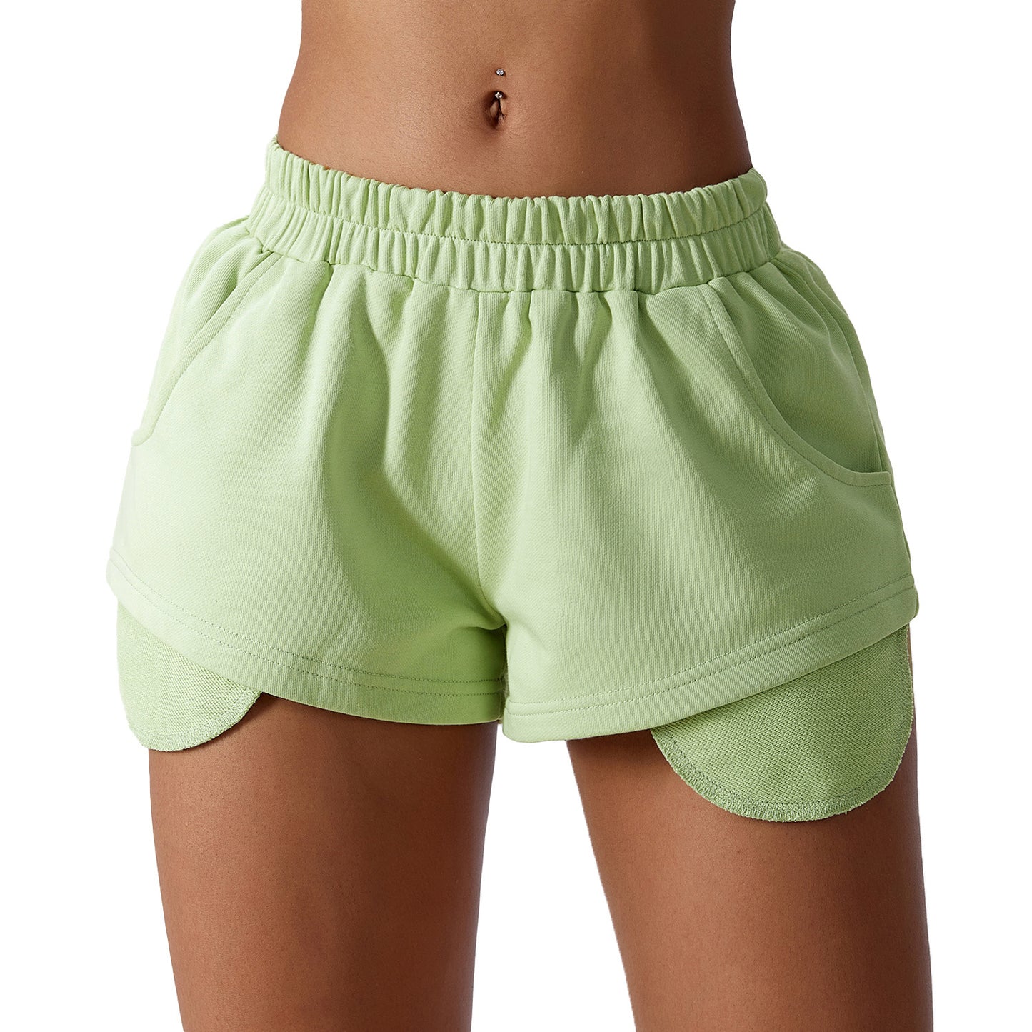 Loose Sports Fleece And Shorts Women's Quick-drying