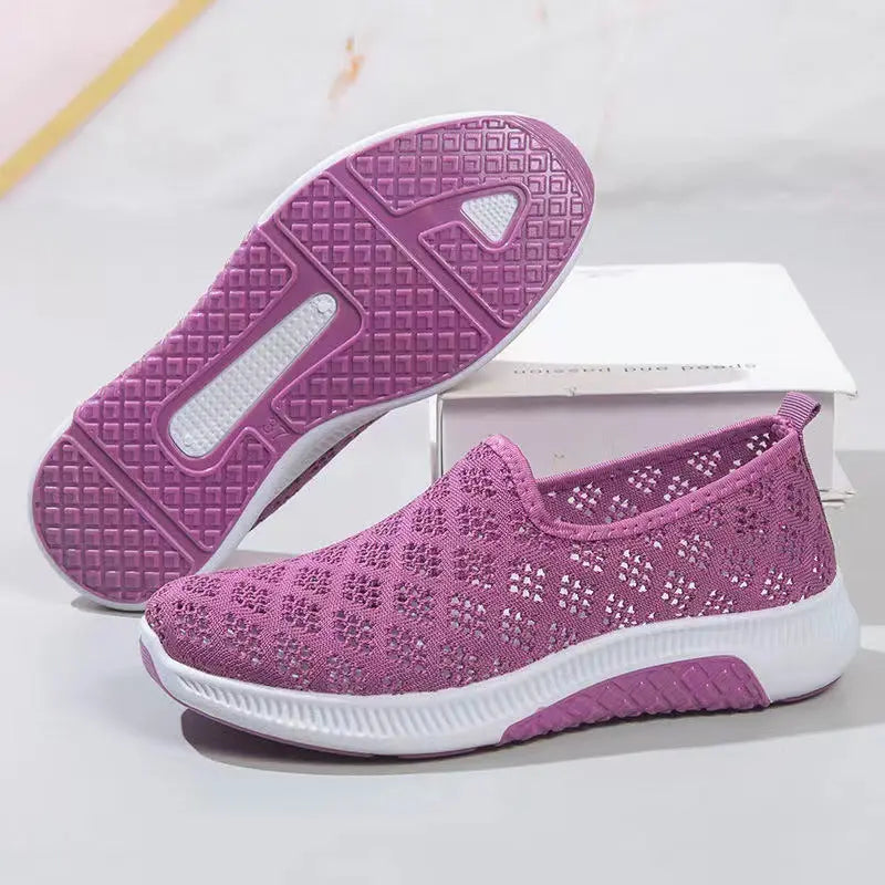 Summer Hollow Breathable Flat Bottom Comfort Casual Shoes My Store