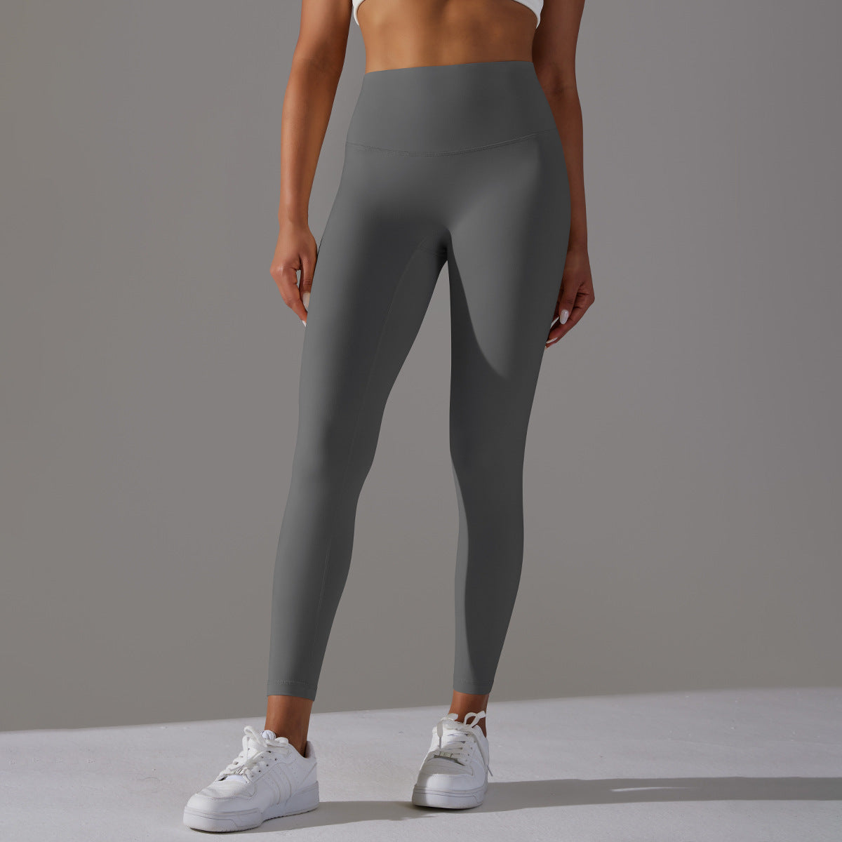 Double-sided Sanding Nude Feel Breathable Cropped Pants Hip Lifting Peach Sports Fitness Yoga Pants