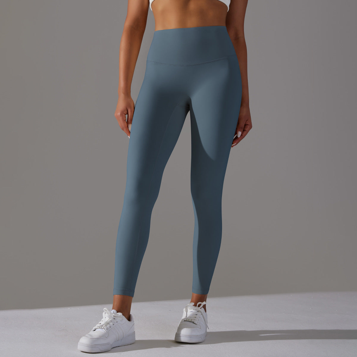 Double-sided Sanding Nude Feel Breathable Cropped Pants Hip Lifting Peach Sports Fitness Yoga Pants
