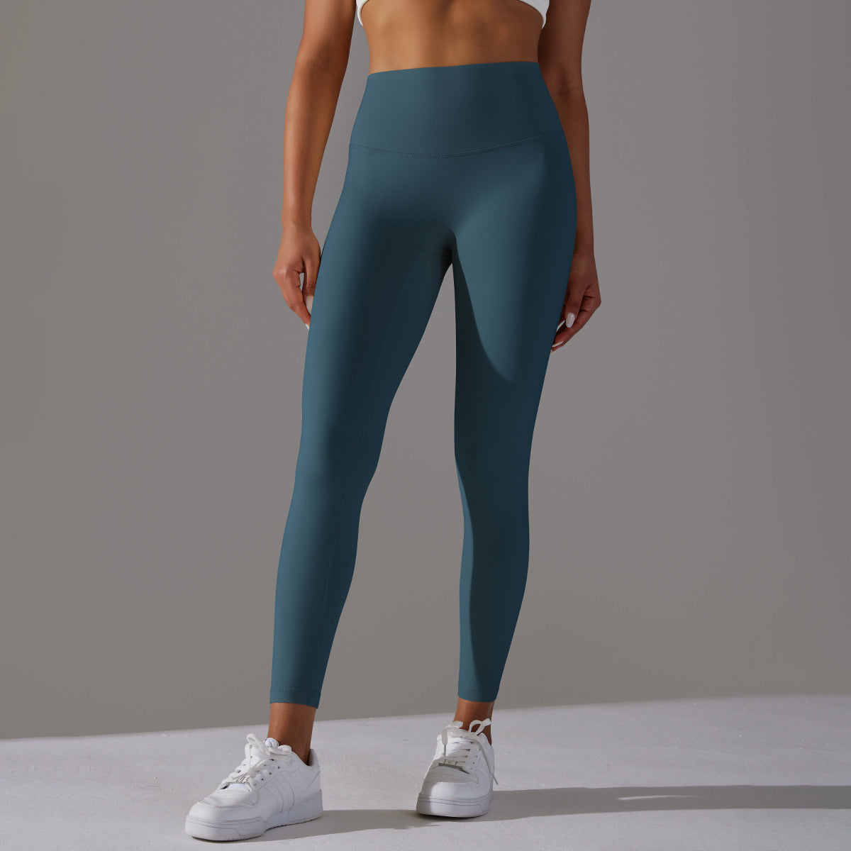 Double-sided Sanding Nude Feel Breathable Cropped Pants Hip Lifting Peach Sports Fitness Yoga Pants
