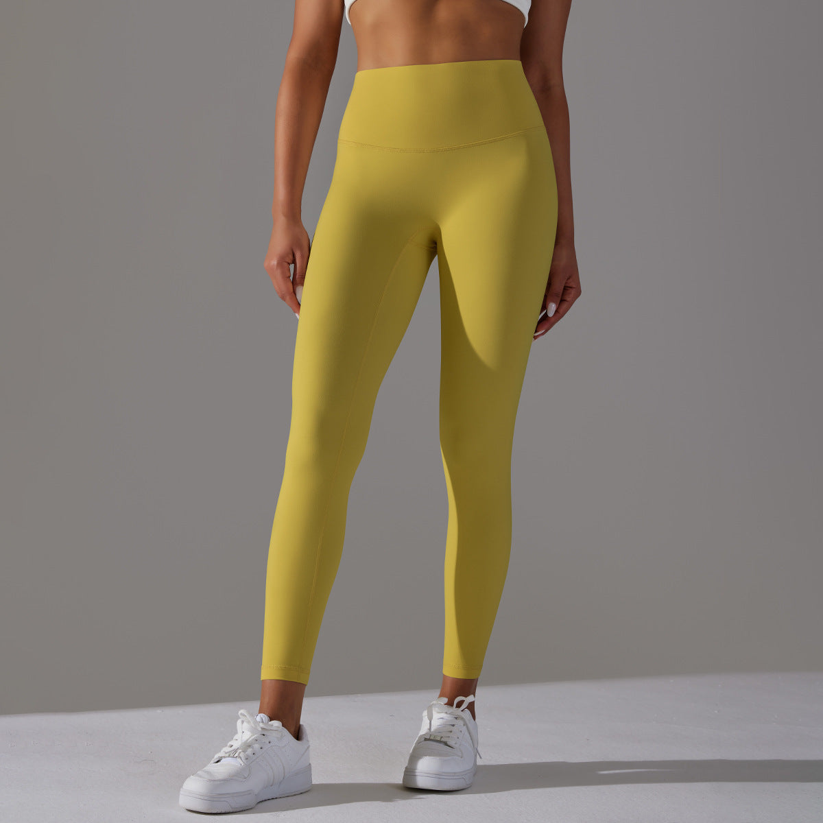 Double-sided Sanding Nude Feel Breathable Cropped Pants Hip Lifting Peach Sports Fitness Yoga Pants