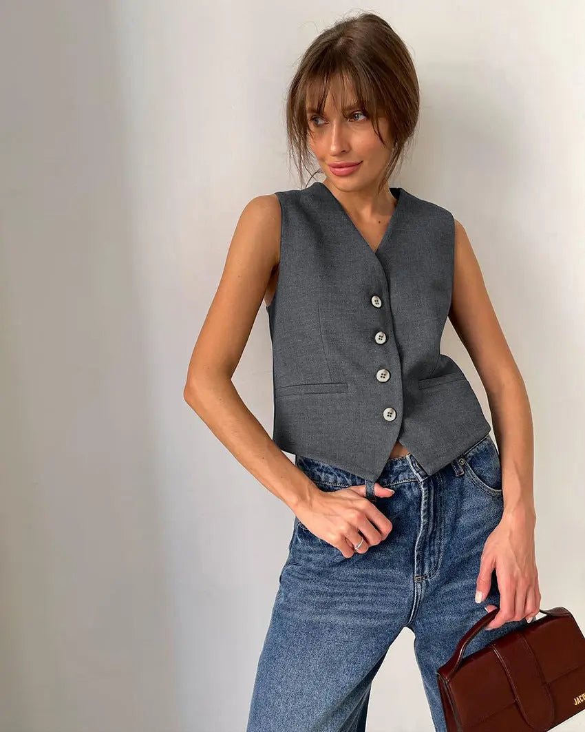 Summer New Vest Suit Pants Suit My Store