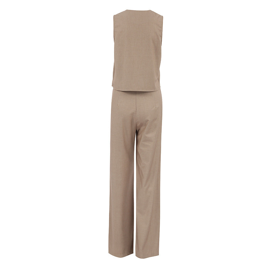 Summer New Vest Suit Pants Suit