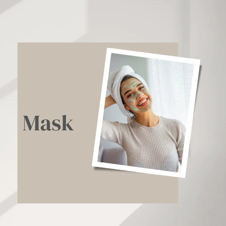Cream Minimalist Simple Clay Mask