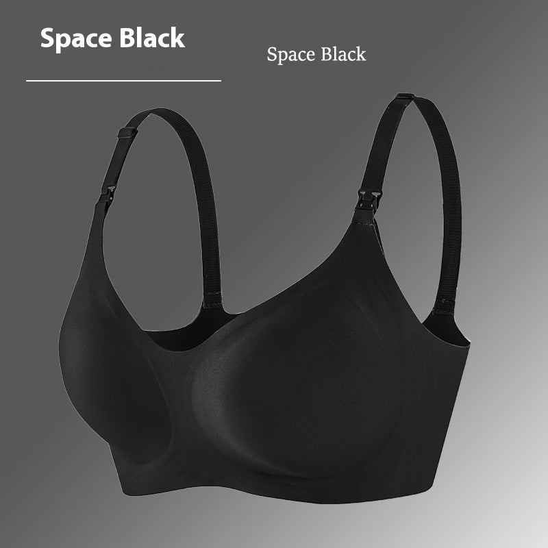 Jelly Stick Soft Support Nursing Underwear Busty Gathering Seamless Bras