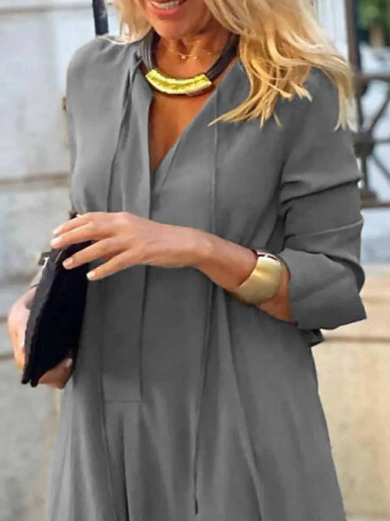 Full Size Solid Color Maxi Shirt Dress Plus Size Crimson Medea