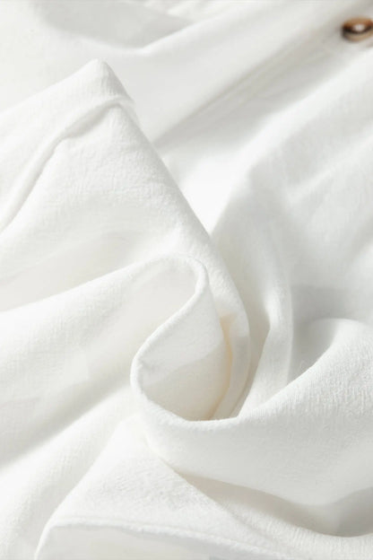 Jet Stream Drawstring Elastic Waist Button Pleated Detail Wide Leg Pants Dear-Lover Dropshipping