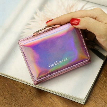 Student's Cute Simple Cool Retro Foldable Wallet For Women