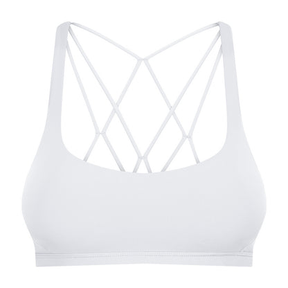 Beautiful back underwear skin-friendly nude sports running yoga fitness bra