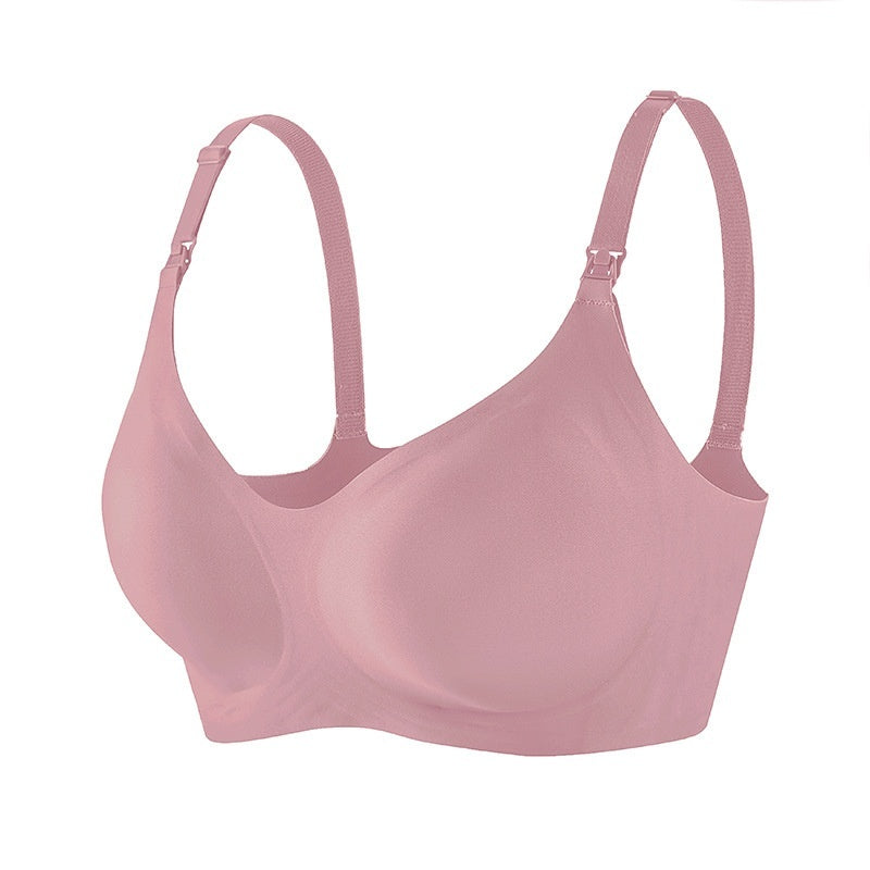 Jelly Stick Soft Support Nursing Underwear Busty Gathering Seamless Bras
