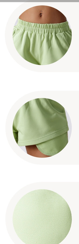 Loose Sports Fleece And Shorts Women's Quick-drying