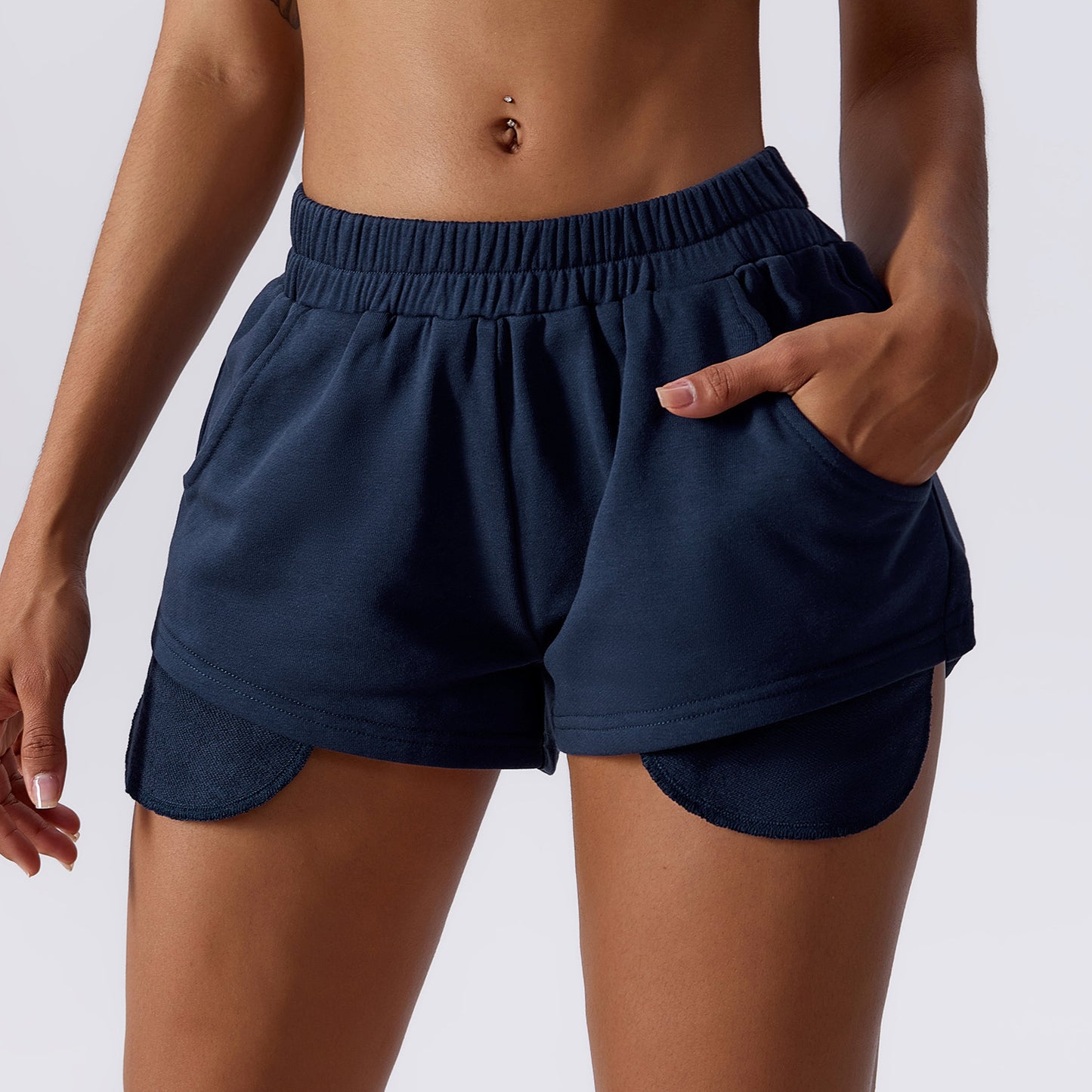 Loose Sports Fleece And Shorts Women's Quick-drying