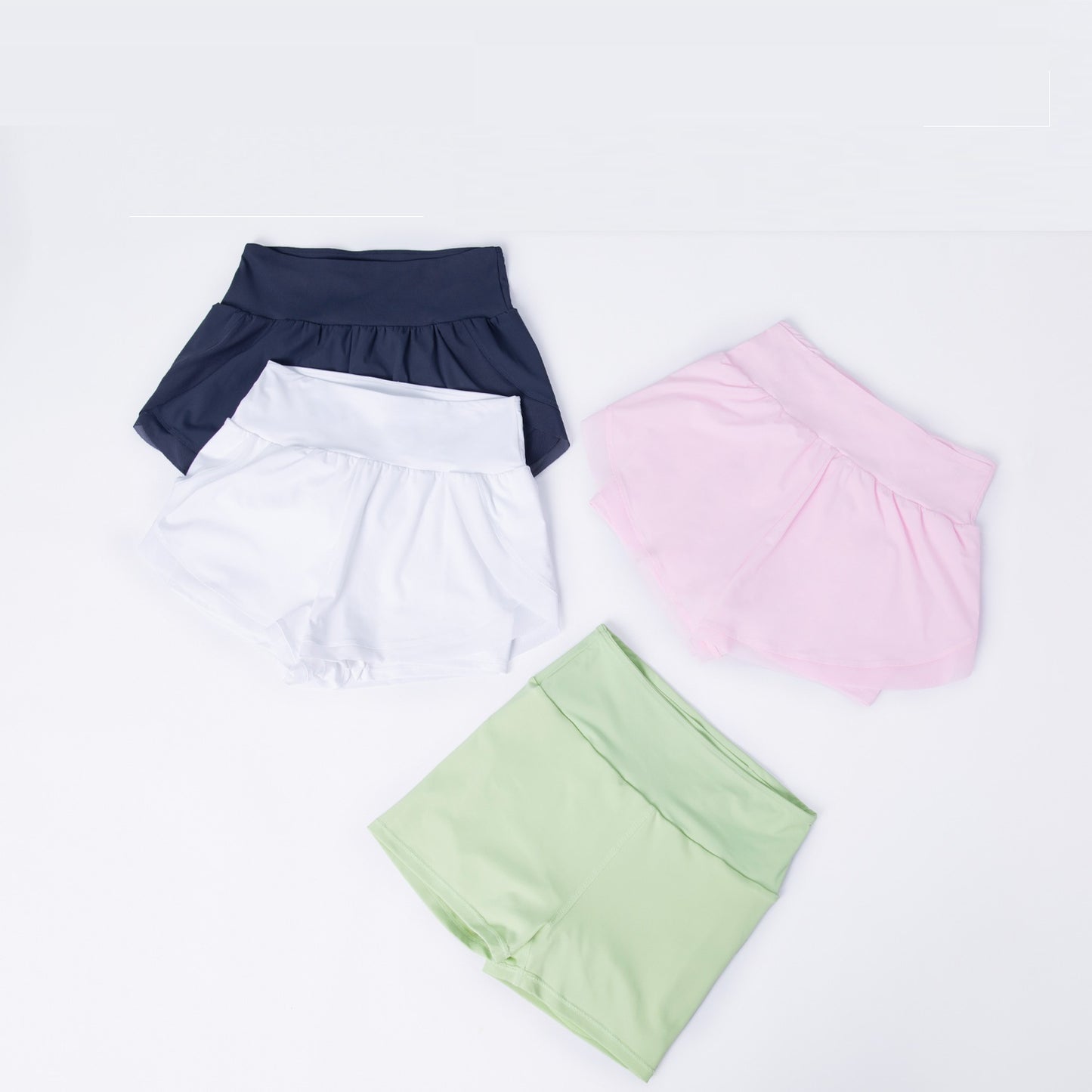 Outdoor Fake Two Pieces Leisure Sports Shorts For Women