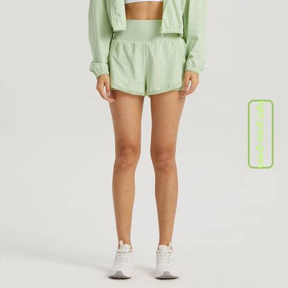 Outdoor Fake Two Pieces Leisure Sports Shorts For Women