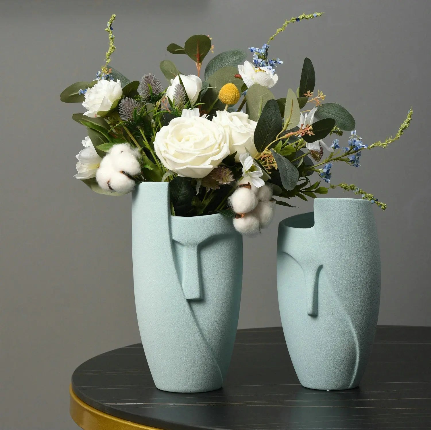 Ceramic Face Planter, Unique Design Face Planter, Eco Friendly Decor, Jade Ariadne