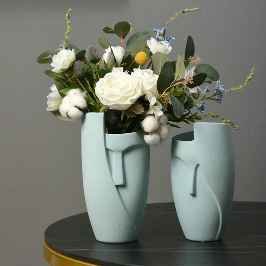 Ceramic Face Planter, Unique Design Face Planter, Eco Friendly Decor, Jade Ariadne