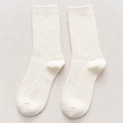 Thickened Cashmere Long Socks For Women Warm Pile