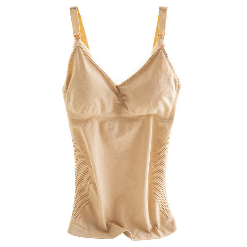 Postpartum Front Vest Front Buckle Camisoles For Breastfeeding