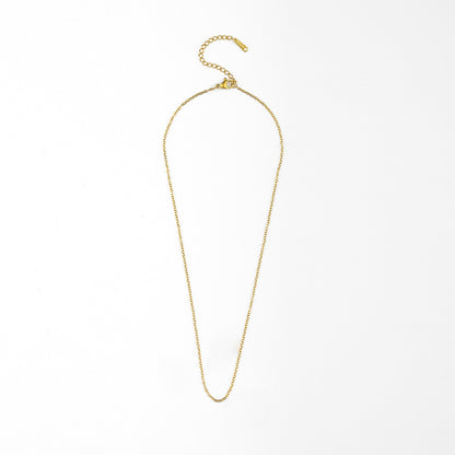 Women's Titanium Steel Necklace Fashion Design Style Clavicle Chain All-match Jewelry