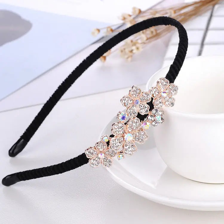 Rhinestone Bow Headband For Women Head Accessories My Store