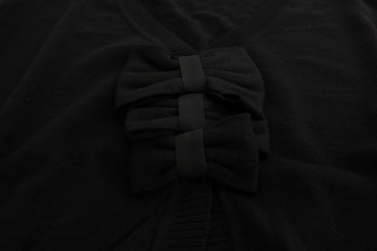 MARGHI LO' Black Wool Blouse Sweater