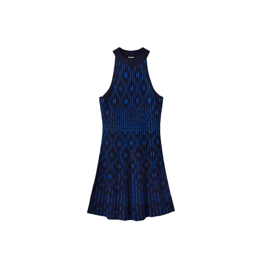 Desigual Blue Viscose Short