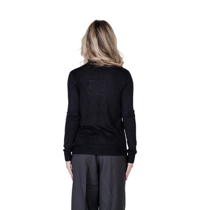 Guess Black Viscose Turtleneck