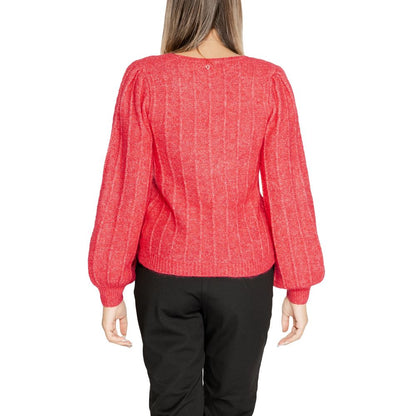 Guess Pink Polyester Sweater