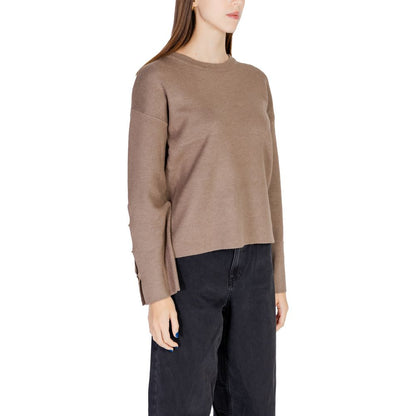 Vila Clothes Gray Viscose Sportswear