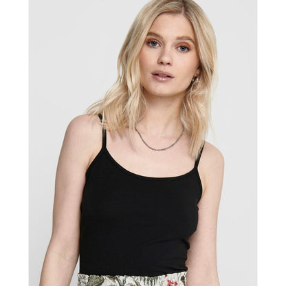 Only Black Cotton Tank Top