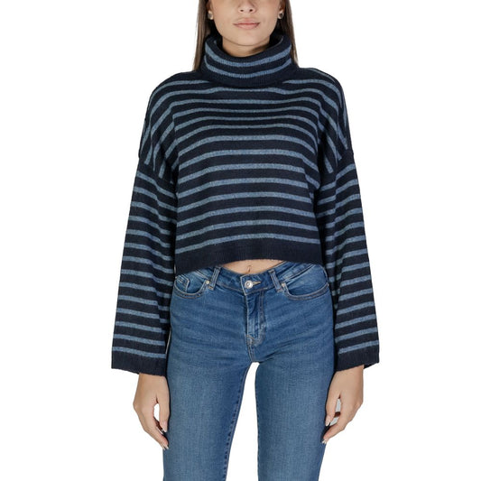 Only Blue Marabou Sweater