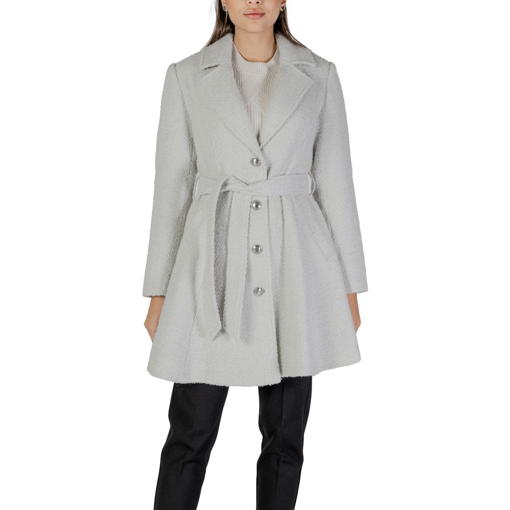 Guess Gray Polyester Coat