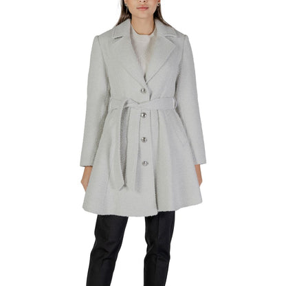 Guess Gray Polyester Coat