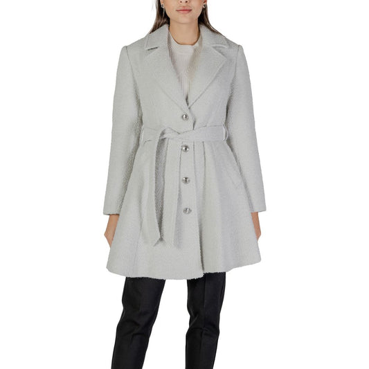 Guess Gray Polyester Coat