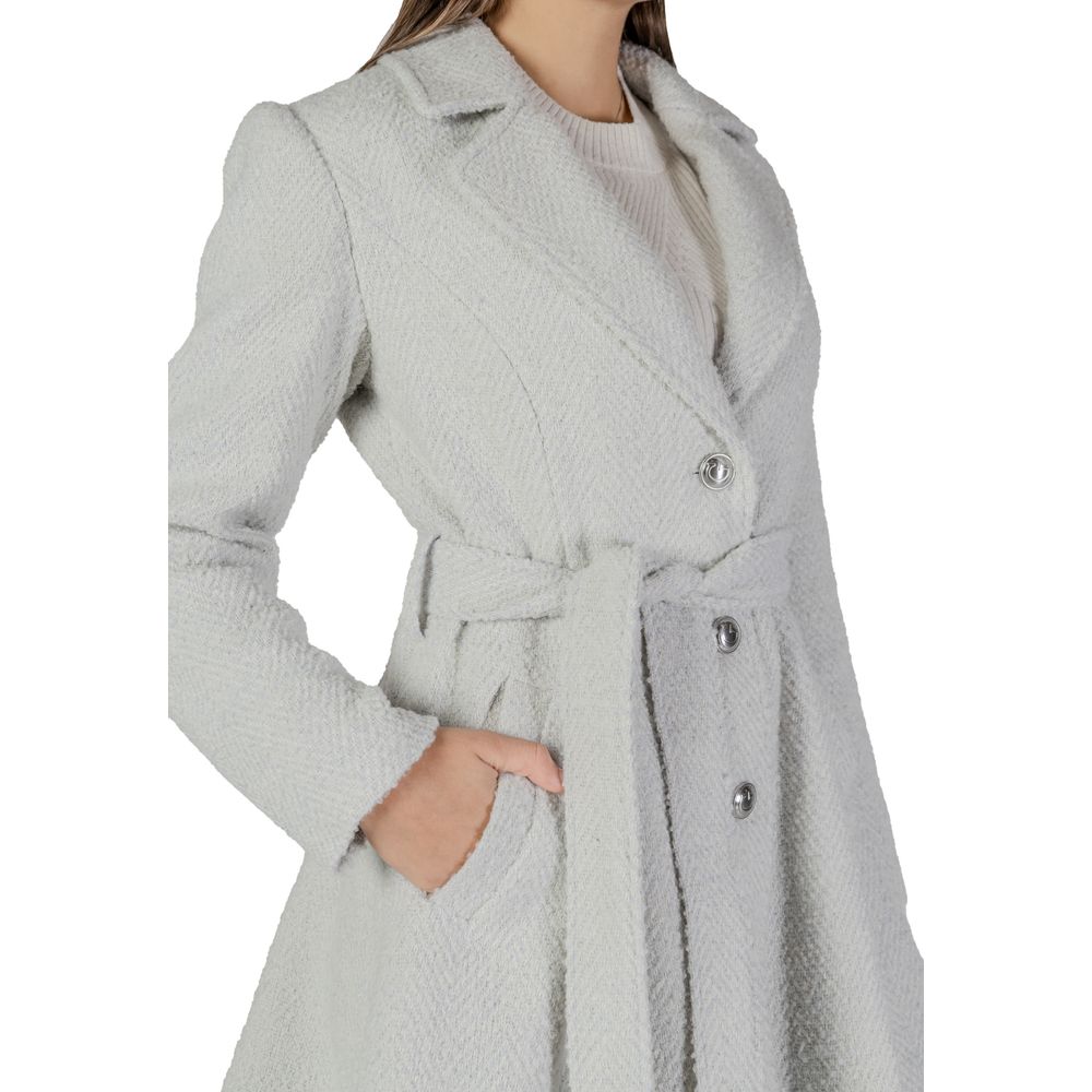 Guess Gray Polyester Coat