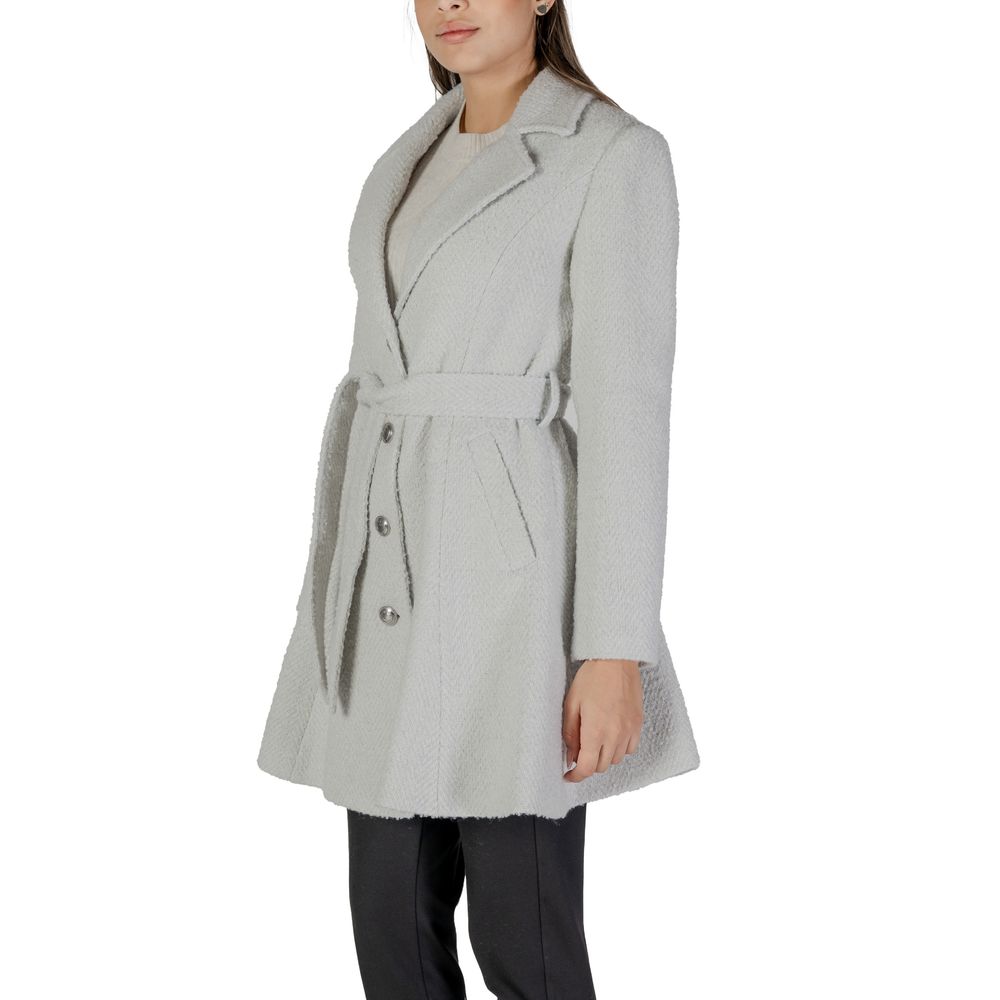 Guess Gray Polyester Coat