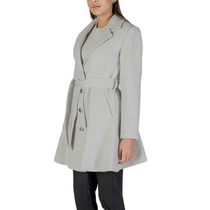 Guess Gray Polyester Coat