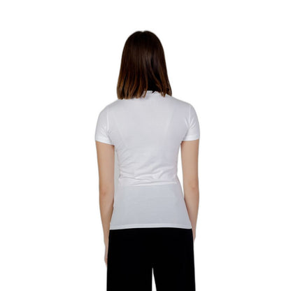 Guess White Cotton T-Shirt