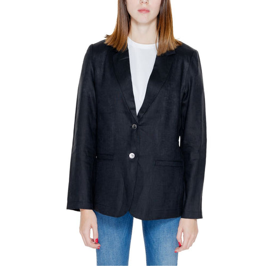Street One Black Linen Blazer