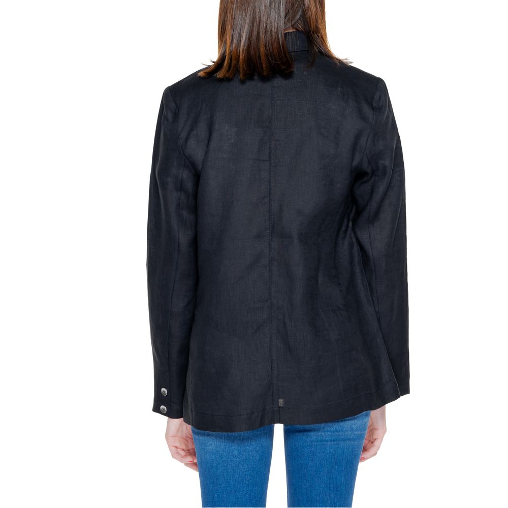 Street One Black Linen Blazer