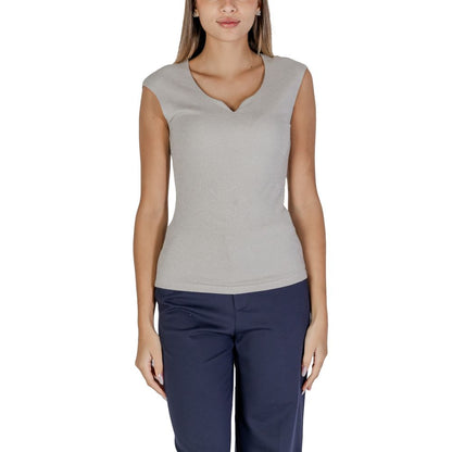 Street One Silver Viscose Tank Top