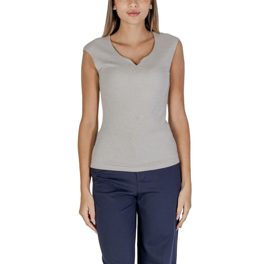 Street One Silver Viscose Tank Top