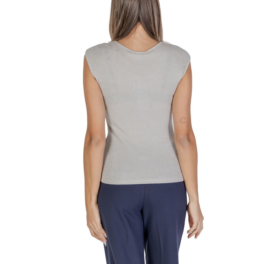 Street One Silver Viscose Tank Top